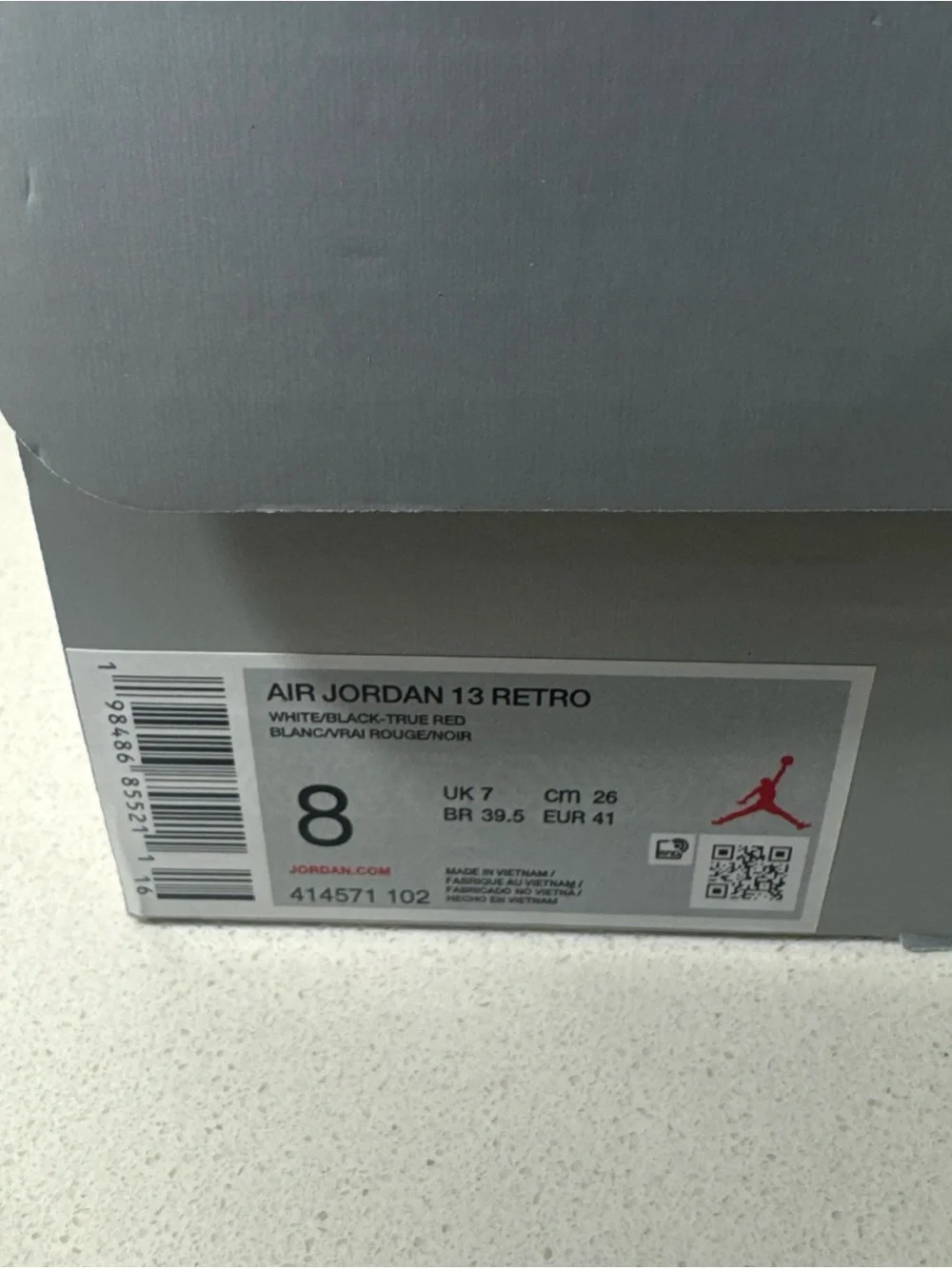 Jordan classic silhouette